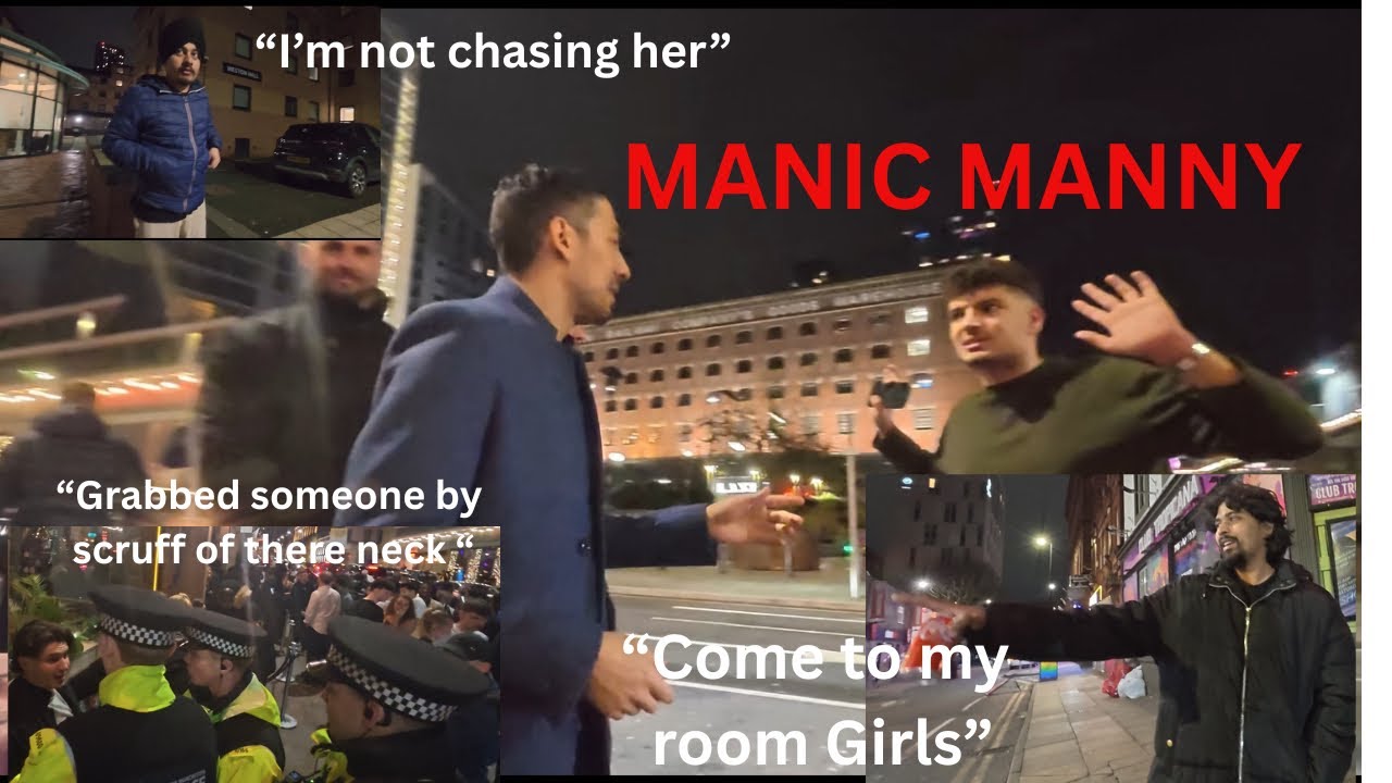 MANIC MANNY ! “ I’m not following her “ 