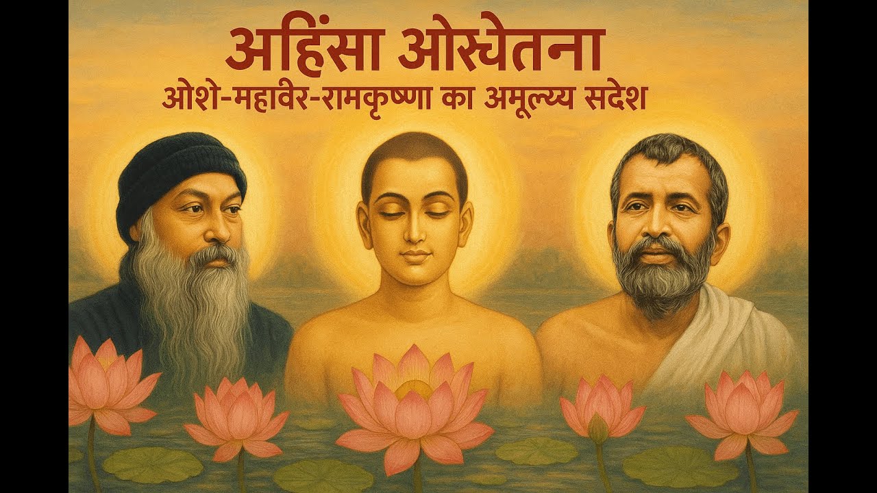 अहिंसा और चेतना का असली अर्थ | ओशो, महावीर, रामकृष्ण परमहंस के वचन | जीवन बदलने वाला ज्ञान #ahinsa