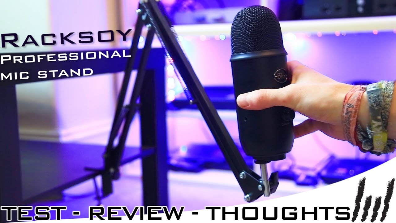 BLUE YETI ADJUSTABLE DESK MIC STAND REVIEW - Racksoy Professional
