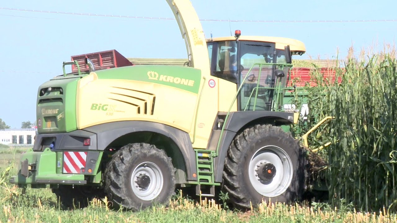 Krone bigx 630 a mais- trattori John Deere New Holland Fendt dumper Ravizza Vaia Valzelli