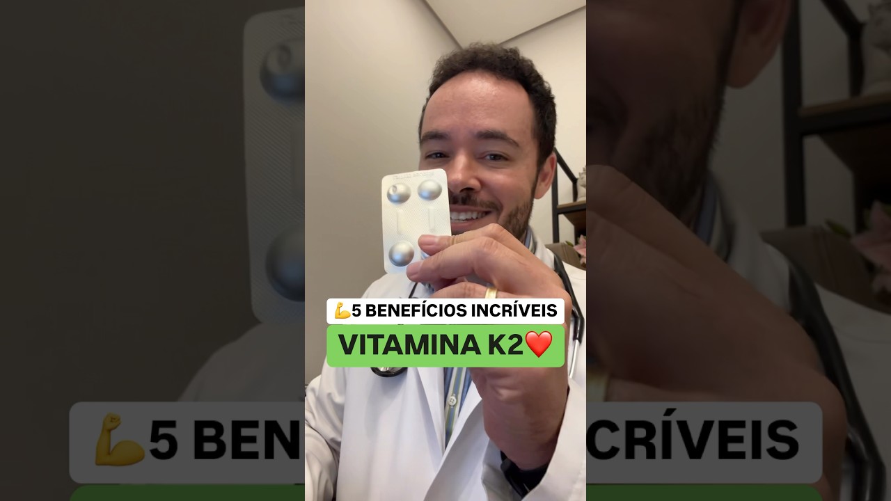 🔥Descubra os 5 benef&iacute;cios incr&iacute;veis da Vitamina K2 para sua sa&uacute;de! 🦴❤️💪#vitamina #saude #dicas