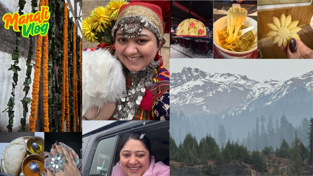 MANALI VLOG | Cafes, Thukpa, Hadimba Temple & More #vlog #familyvlog #manalivlog #vlogger #explore