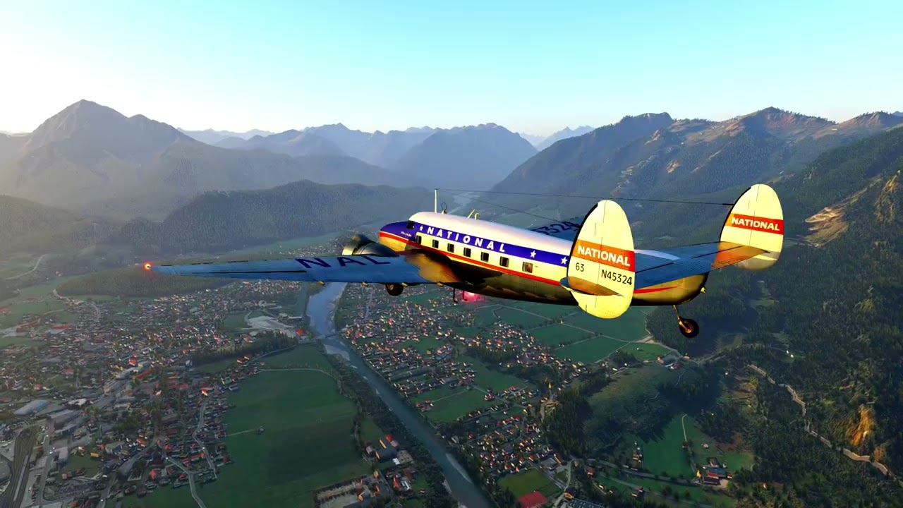 von Füssen nach Reutte mit der Lockheed Martin L18  XPlane 12