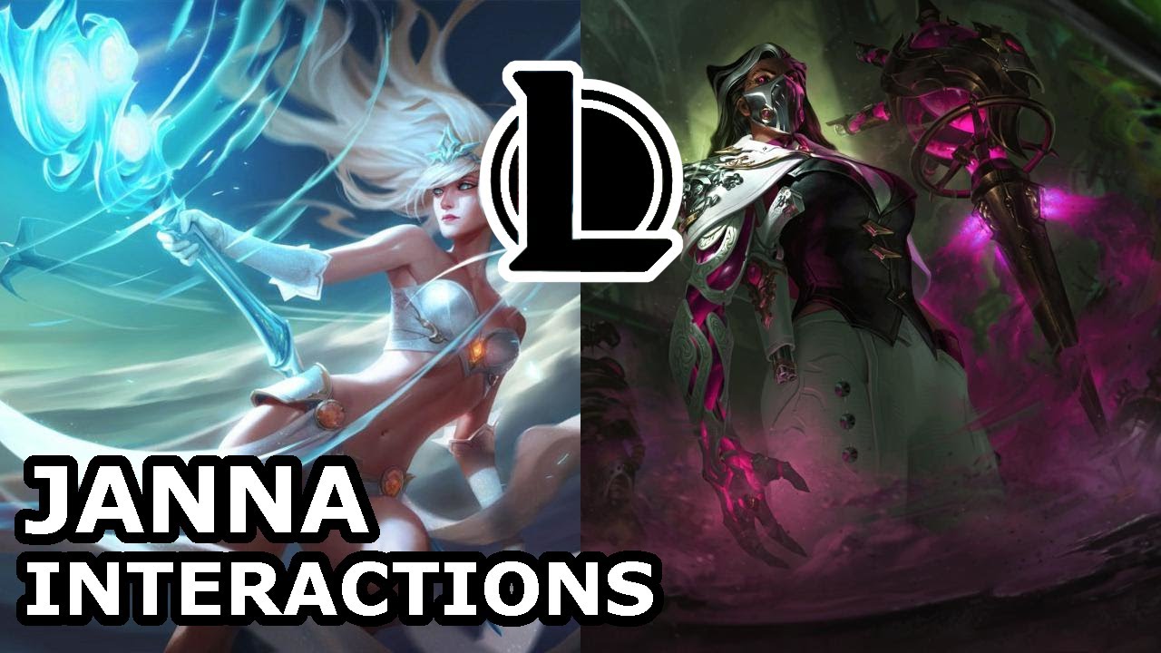 Janna Interactions with Other Champions | EVEN RENATA DREAMED HER HELP | League of Legends Quotes