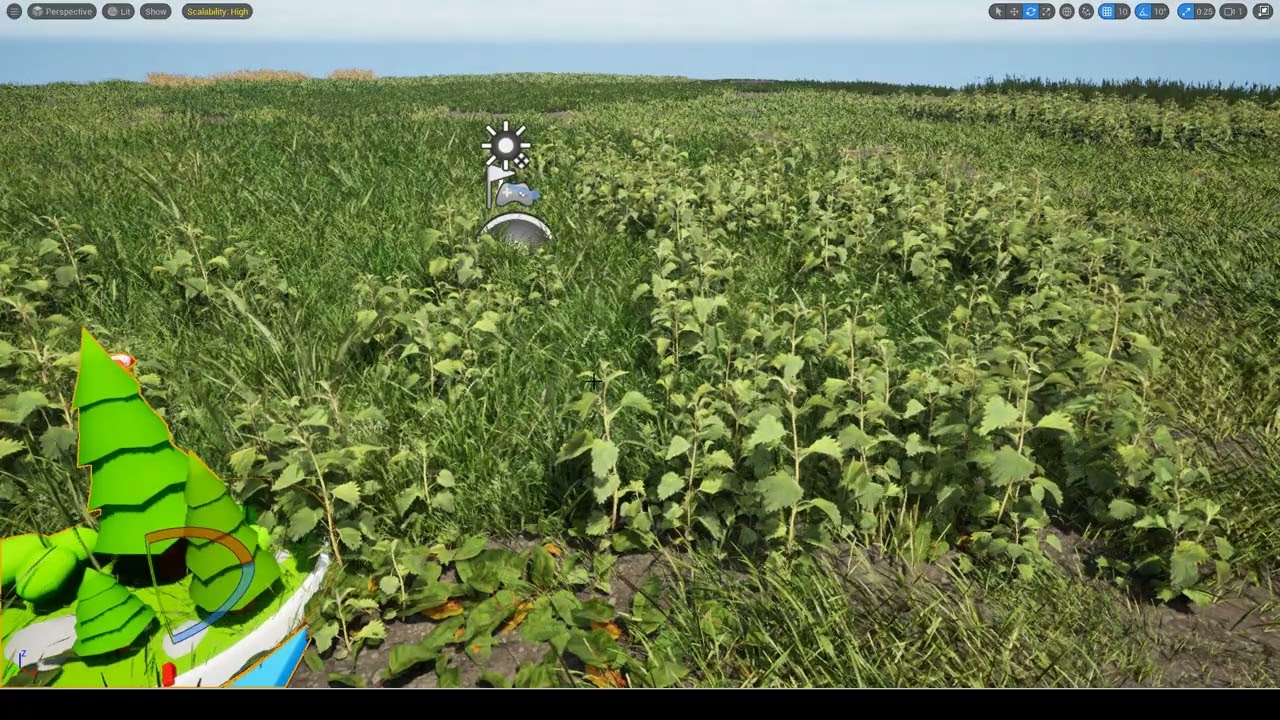 UE5 Pivot Painter 2.0 Grass Wind Setup