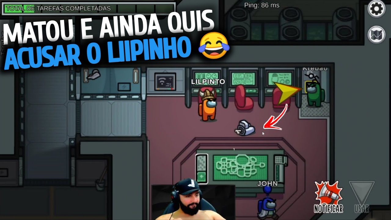 JOGANDO AMONG-US COM A GALERA DO JAGA Part2 😂