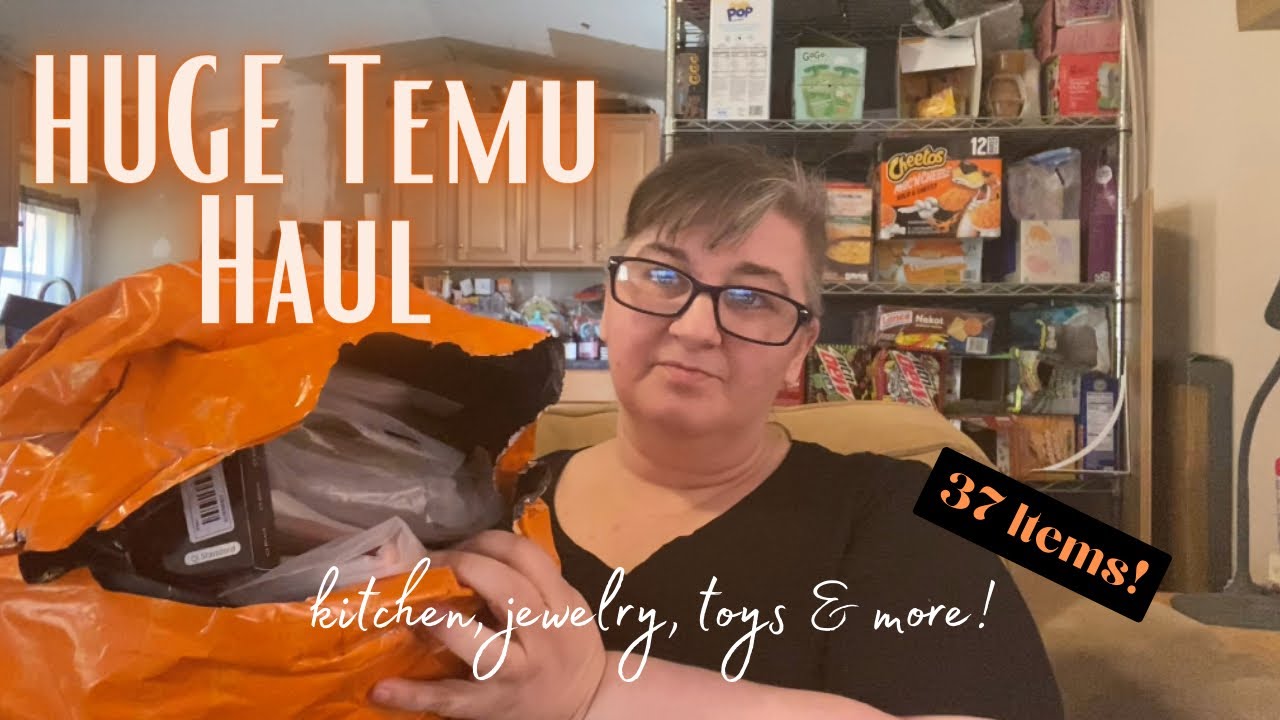 Huge Temu Haul (Not Sponsored) | Kitchen, Jewelry, Toys & More