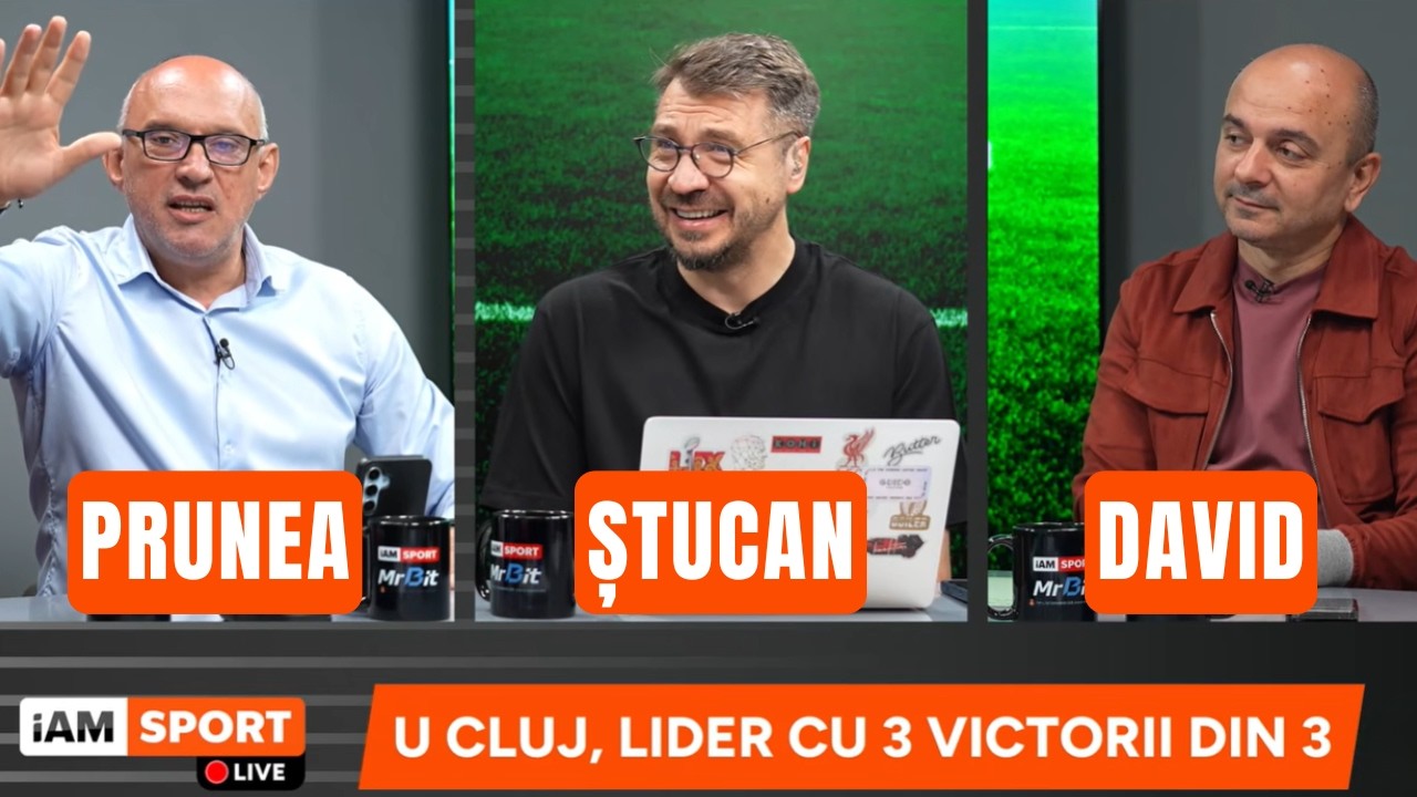 iAMsport LIVE - 6 Aprilie | U CLUJ, LIDER CU 3 VICTORII DIN 3. Ștucan x Prunea x David