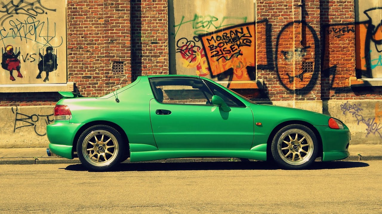 Honda CRX del sol VTI movie remastered