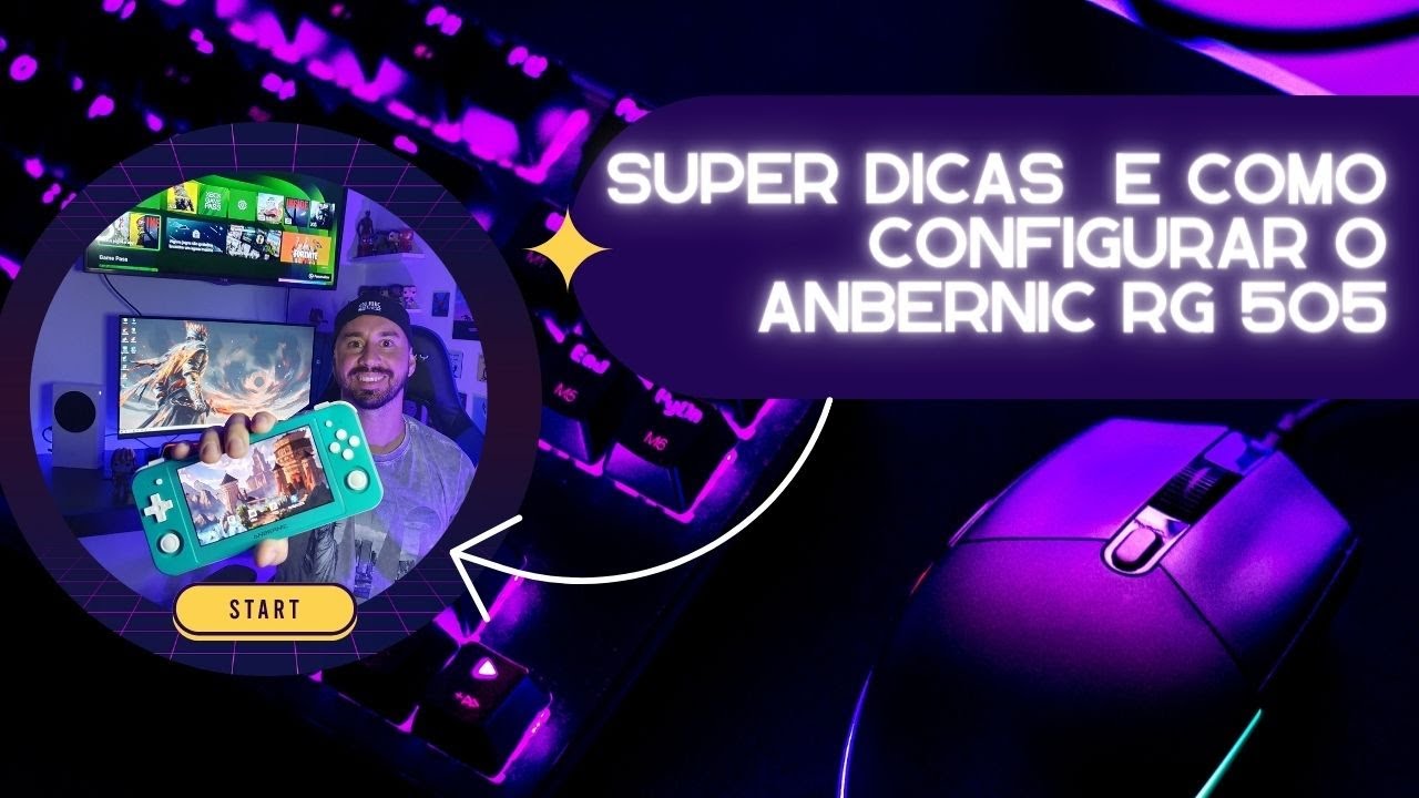 SUPER DICAS E CONFIGURAÇÕES para o ANBERNIC RG505 - O Console Portátil PODEROSO