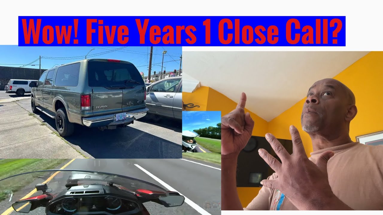 Five Years Riding One Close Call on The Goldwing…