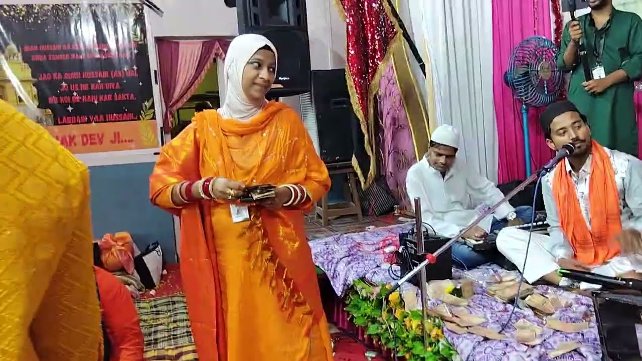 Jab dil mein makeen hai mera sanam to gair ko dhoondha kaun kare jashne Maula e kainaat cheeta camp 
