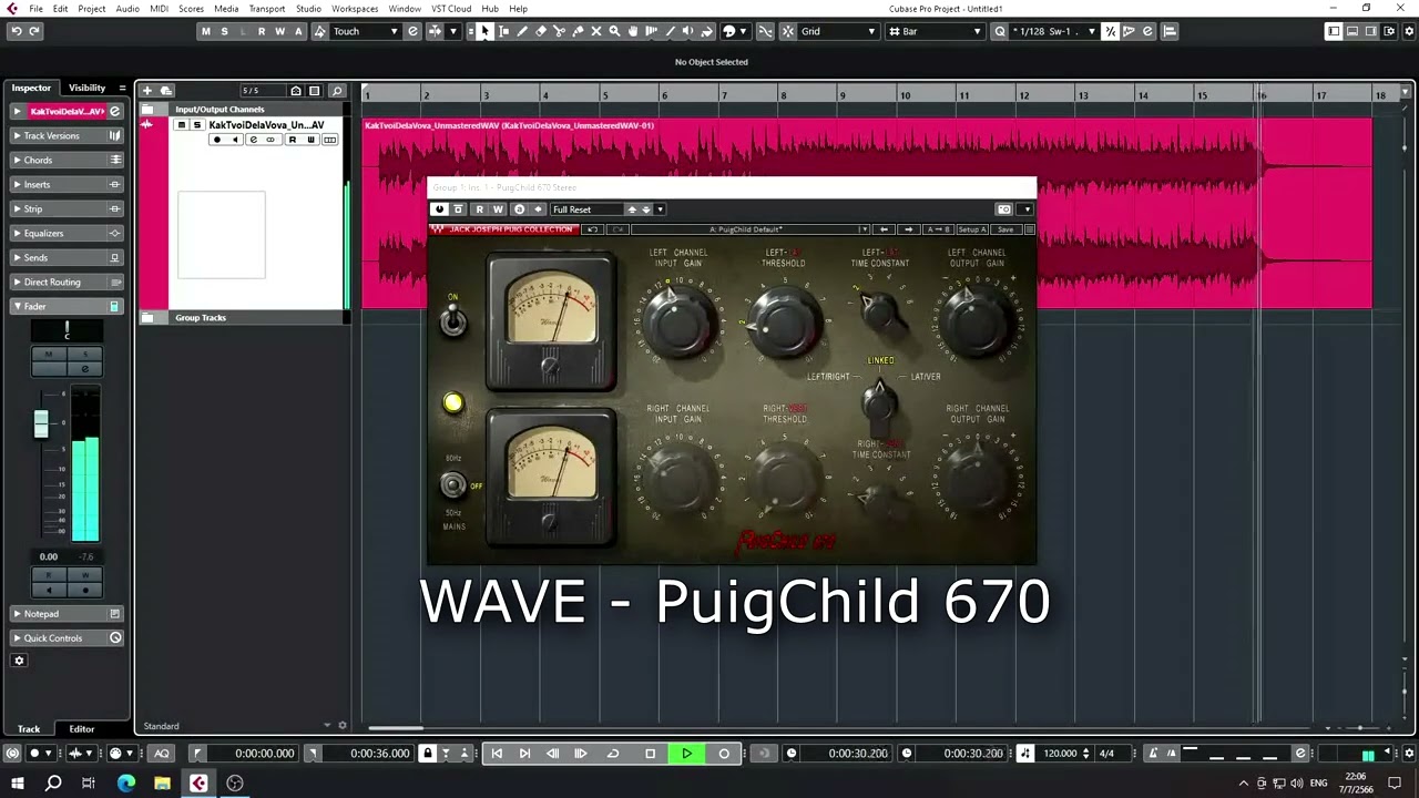 Vari-Mu Compressor : WAVE - PuigChild 670 VS TONE EMPIRE - FIRECHILD VS Slate Digital - VBC FG-MU