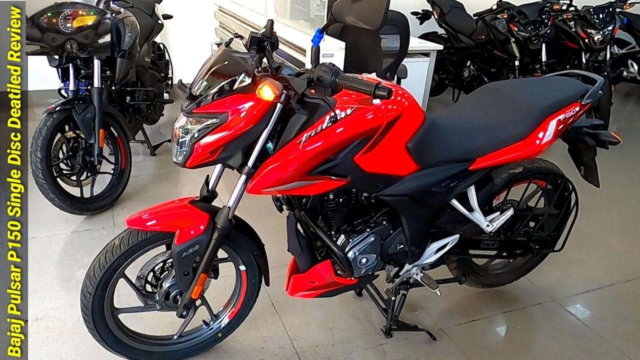 2023 Bajaj Pulsar P150 Single Disc Deatiled Review | Price | New Features & Mileage | Exhaust Sound