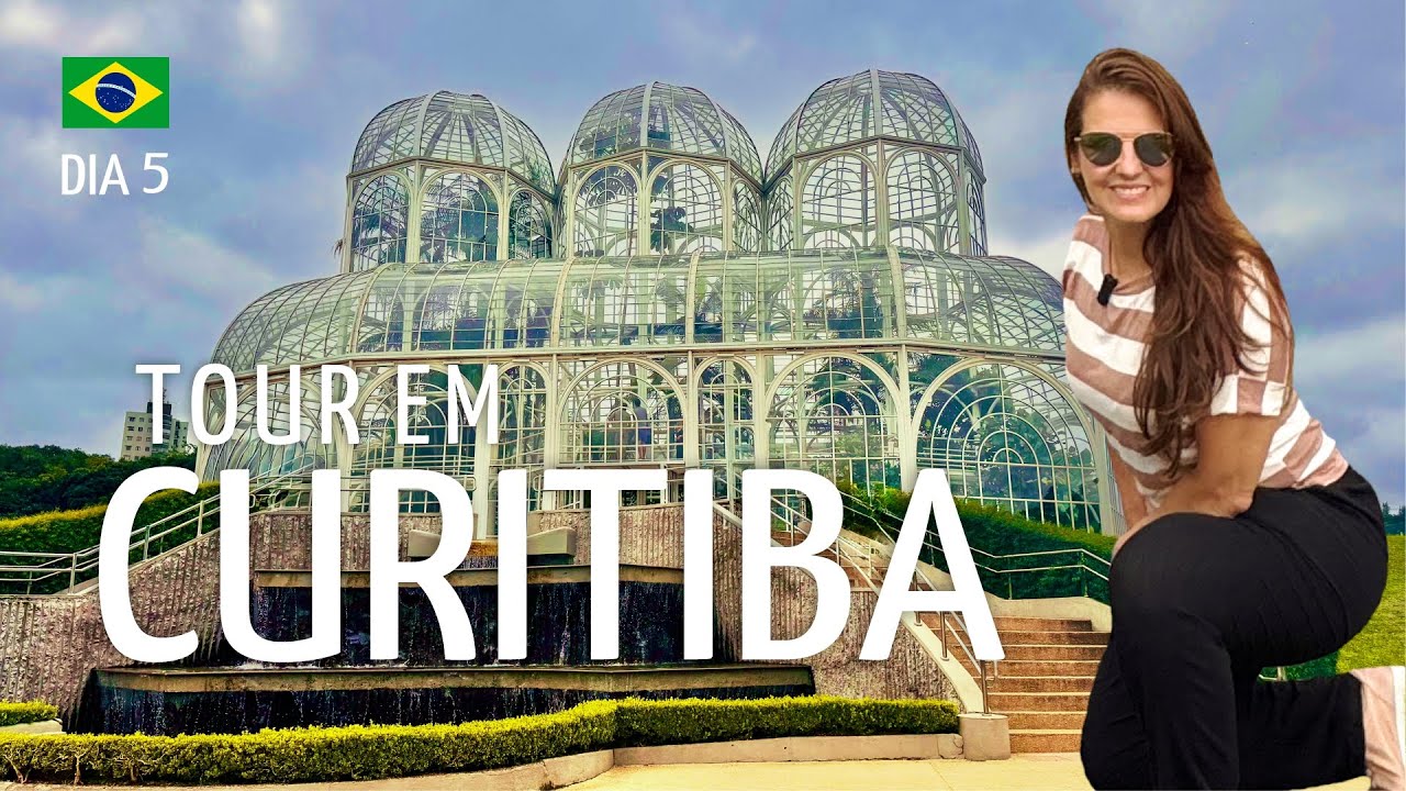 Tour de um dia em Curitiba - PR - conhecendo a cidade de ônibus turístico - Ep.05