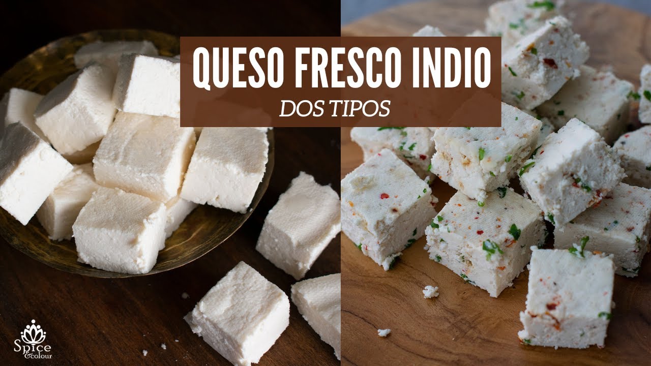 Queso fresco casero con dos ingredientes | Paneer |Queso indio