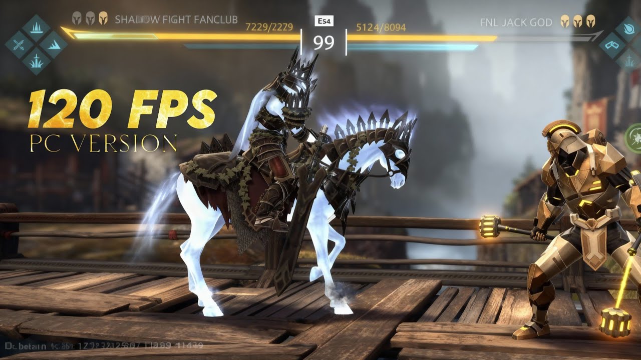 120 FPS in Shadow Fight Arena PC Beta - Super Smooth Gameplay 