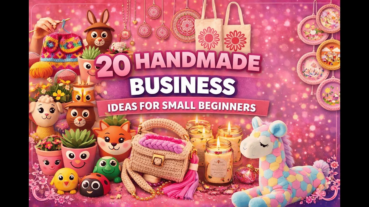 ❤️✨20 Handmade Business Ideas for small beginners💫💗-#handmadebusiness  #ideas #smallbeginnings