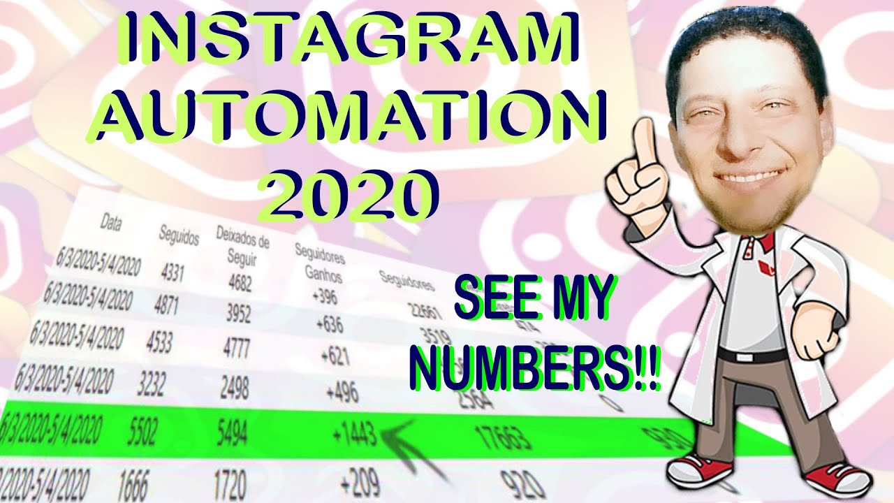 SEE MY INSTAGRAM AUTOMATION NUMBERS - JAN/2021 - How to get followers on instagram.