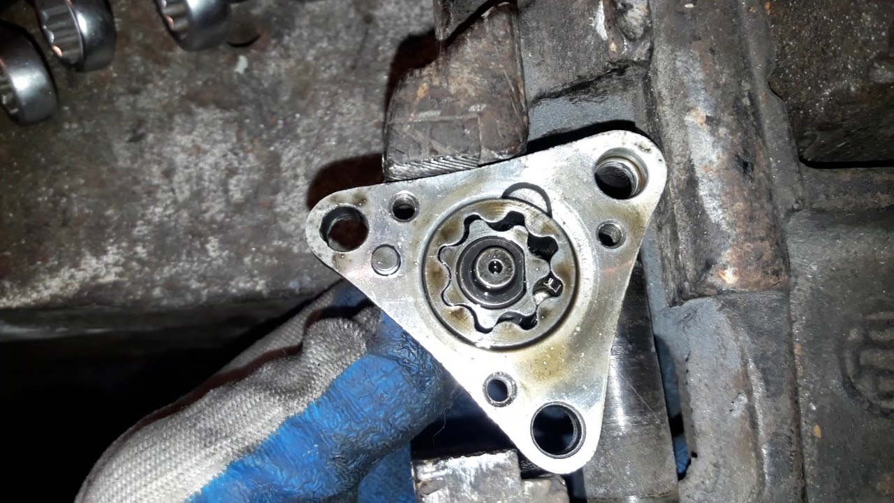 Pompa oleju o zazębieniu wewnętrznym - zasada działania.