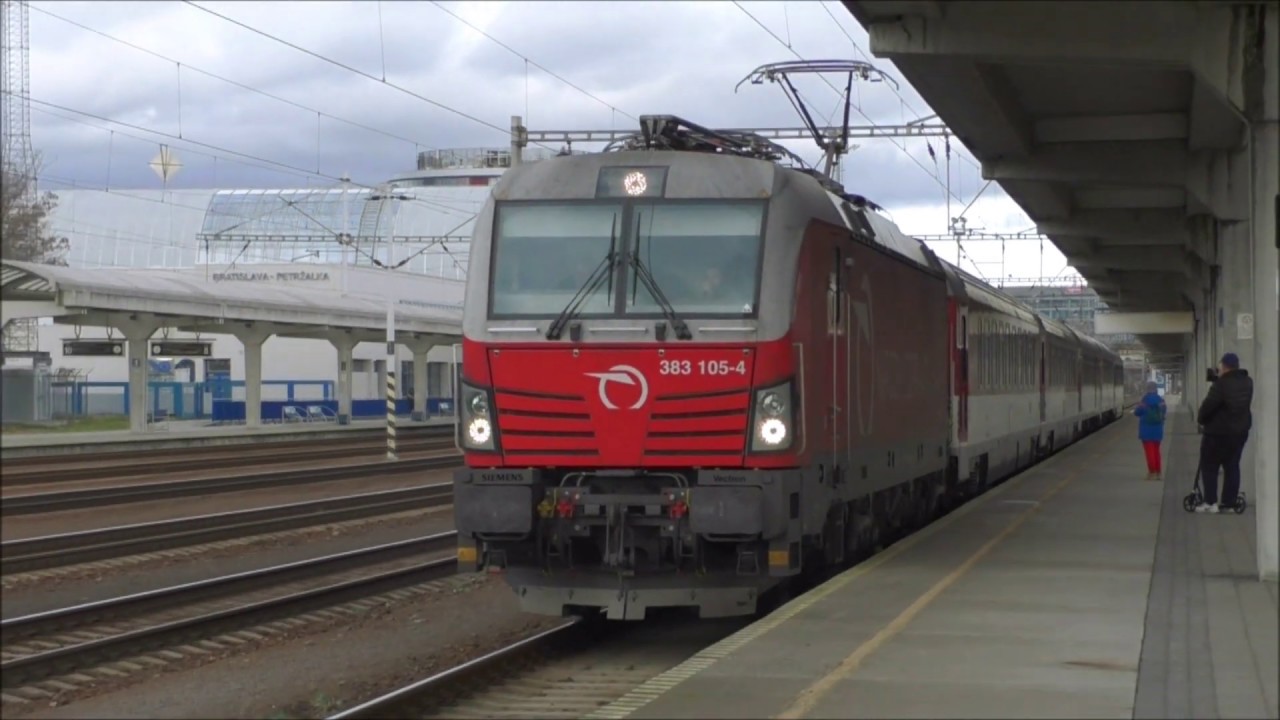 Vlaky: Prvý vlak IC 44 v žst. Bratislava-Petržalka
