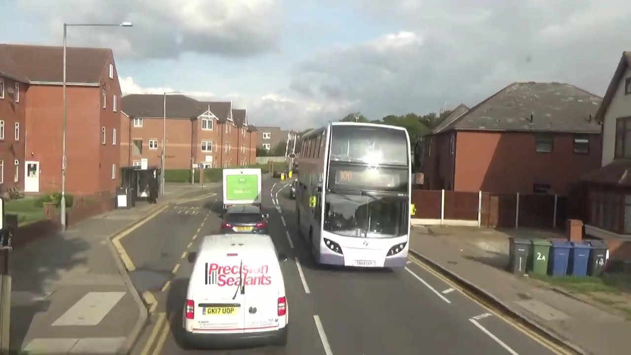 First Essex Bus Route 100 Lakeside to Basildon Bus Station (VISUAL)2