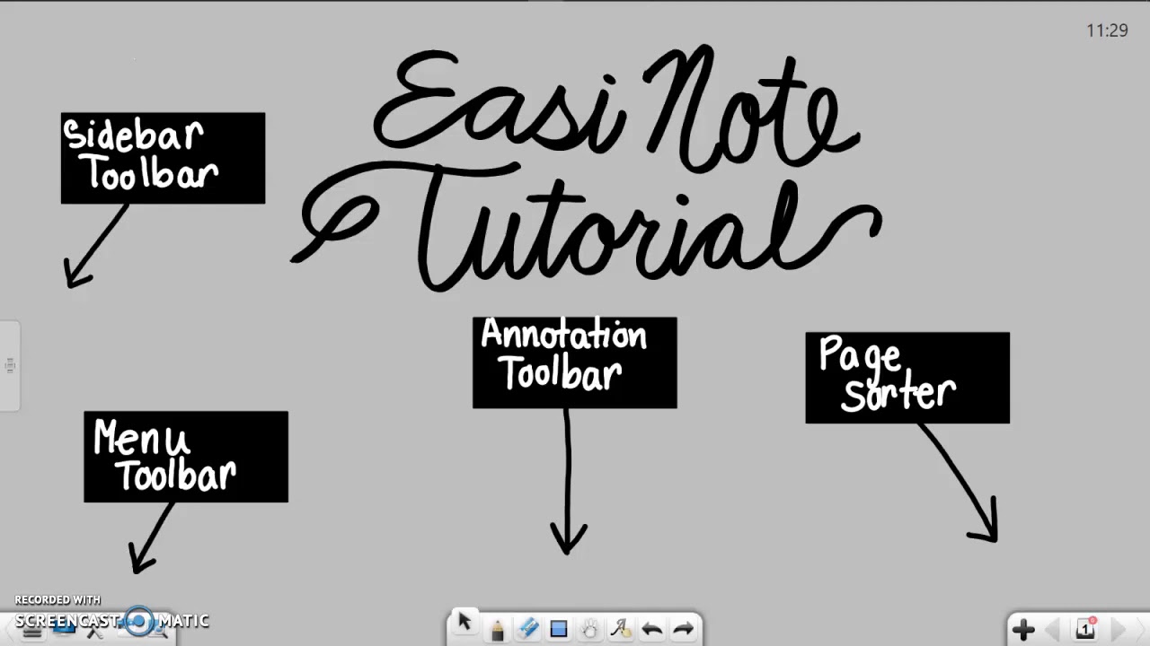 EasiNote Overview