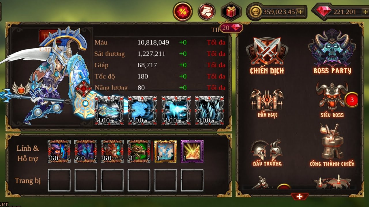 [Epic Heroes War] rv acc trùm ___Faker___