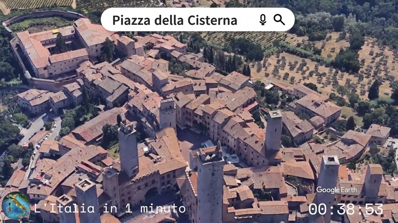 Piazza della Cisterna, San Gimignano