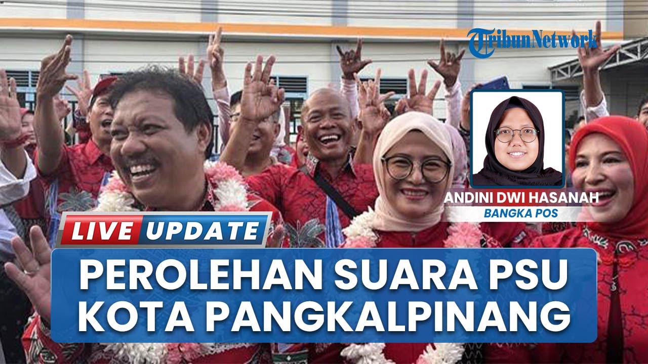Pasangan Udin-Ce Dessy Unggul di Pilkada Ulang 2025 Kota Pangkalpinang, Peroleh 41,03 Persen