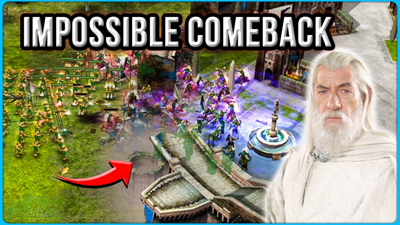 IMPOSSIBLE Comeback From 1 Unit Left in BFME