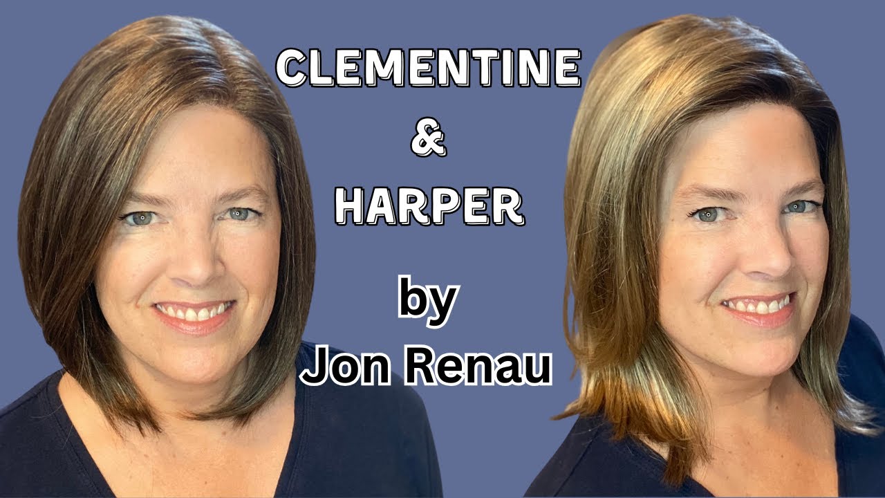 CLEMENTINE in Caffé Mocha & HARPER in Shaded Mocha by Jon Renau, Wig Review, Color Details, Styling