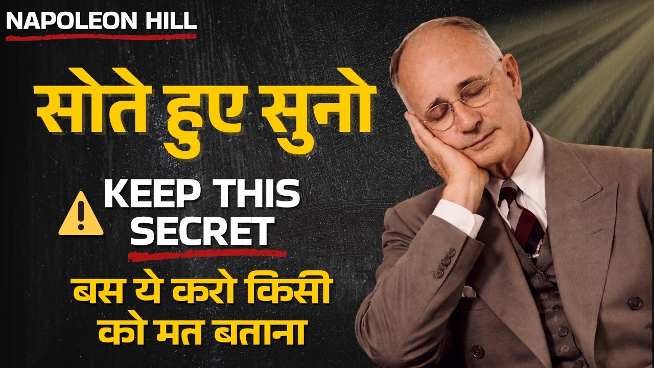 सोते समय यह मत सुनना वरना जिंदगी भर गरीब रहोगे | Napoleon Hill की आखिरी Warning