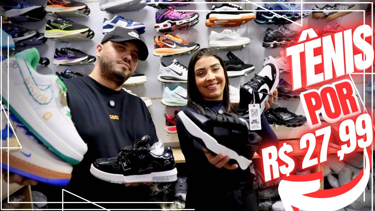 🔥👟FORNECEDORA DE TÊNIS BARATOS COM PREÇOS À PARTIR DE 27,99 NO ATACADO! É MUITO BARATO #brás #tenis