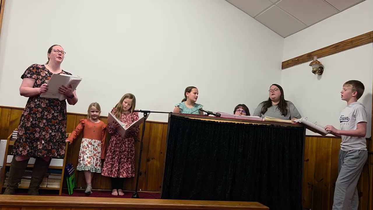 The youth singing Wednesday night 2-18 