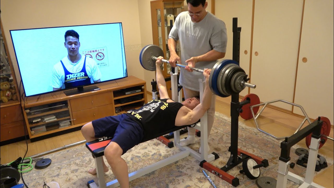 【115kg⁉】芳賀セブンの指導でベンチプレスMAX更新にチャレンジしました！