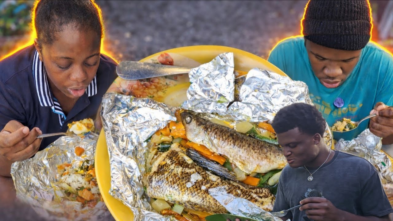 They can't bring us down || ROAST FISH IN FOIL WITH SWEET CORN
