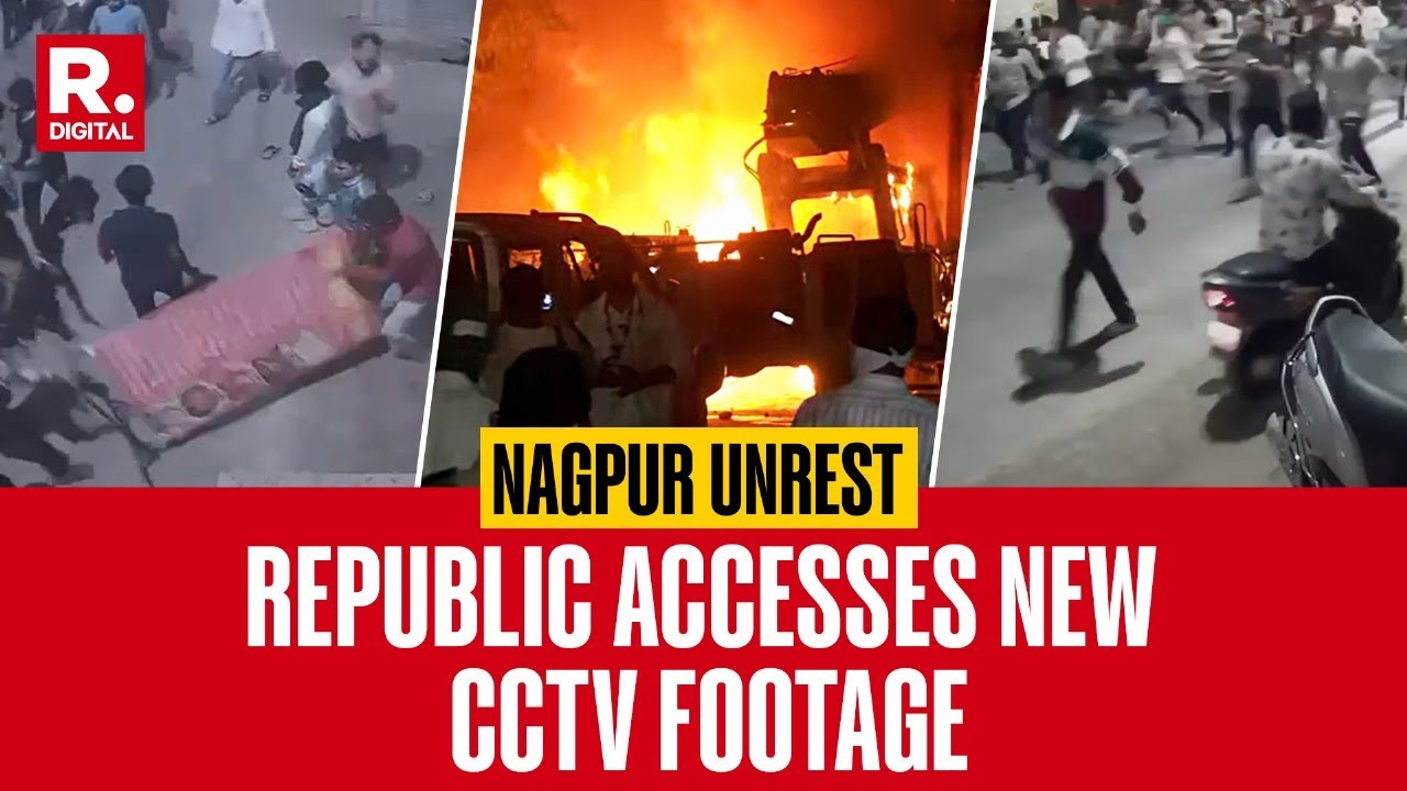 Nagpur Violence Over Aurangzeb Tomb Row: New CCTV Footage Accessed From The Night Of Unrest
