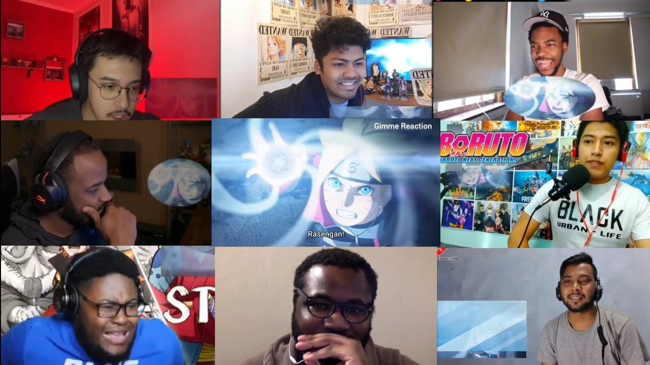 Team 7 , Boruto vs AO | Boruto: Naruto Next Generations Episode 186 Reaction Mashup