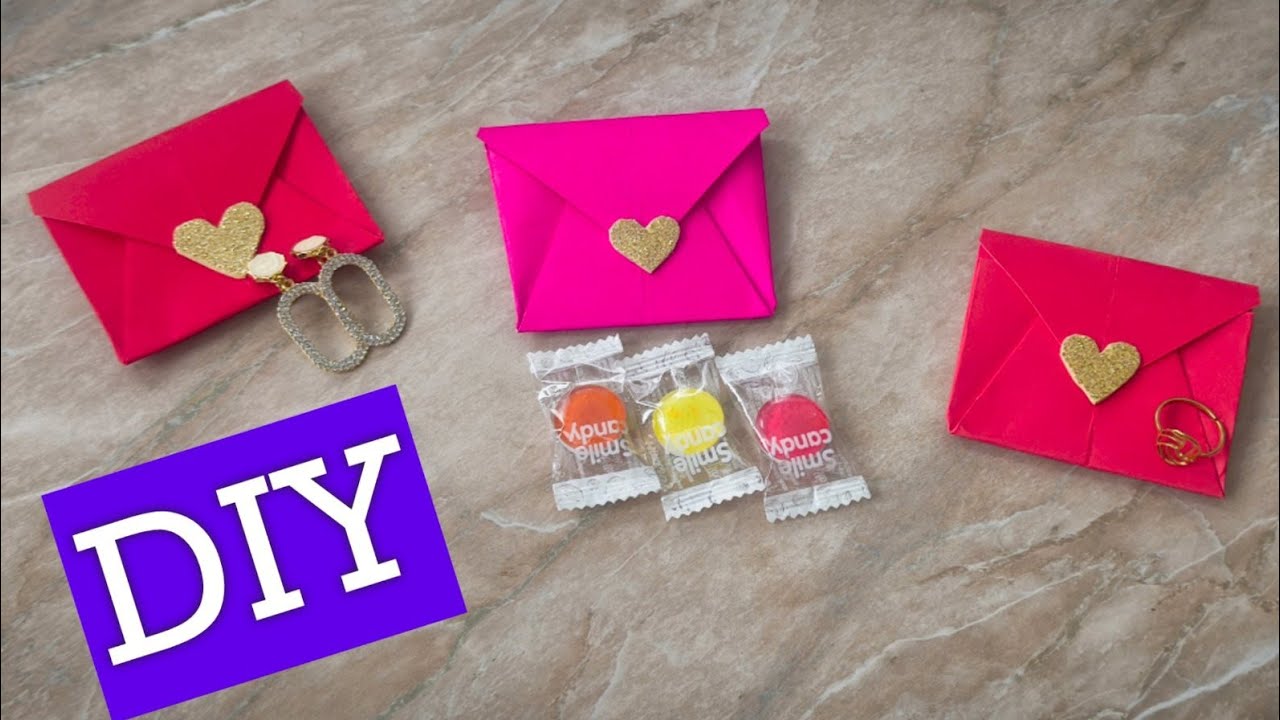 DIY Easy GIFT Envelope, ТУТОРИАЛ Конверт ОРИГАМИ для украшений из бумаги #diy #craft  #origami