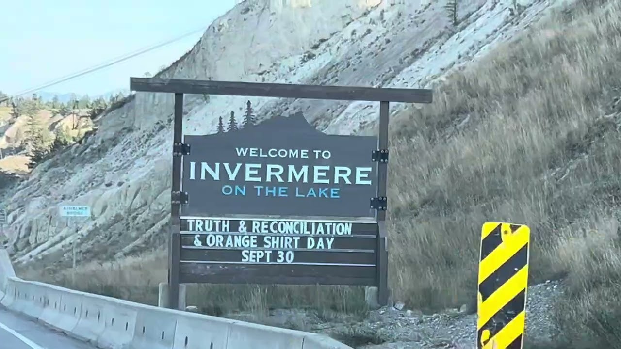 The Pretty Little Town of Invermere, British Columbia.