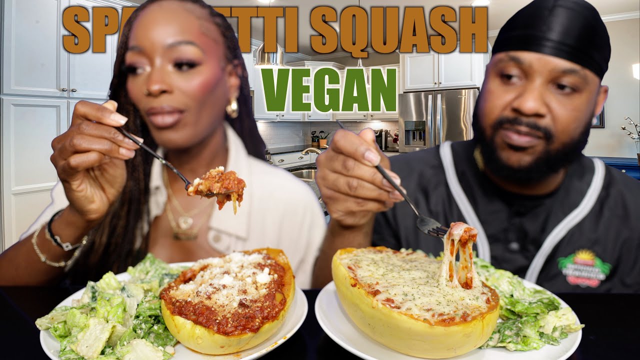 WHERE HAVE WE BEEN  ? - VIRAL SPAGHETTI SQUASH MUKBANG