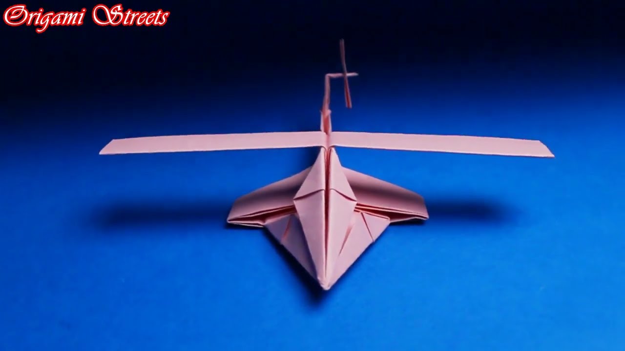 How to make a helicopter out of paper. Combat Helicopter