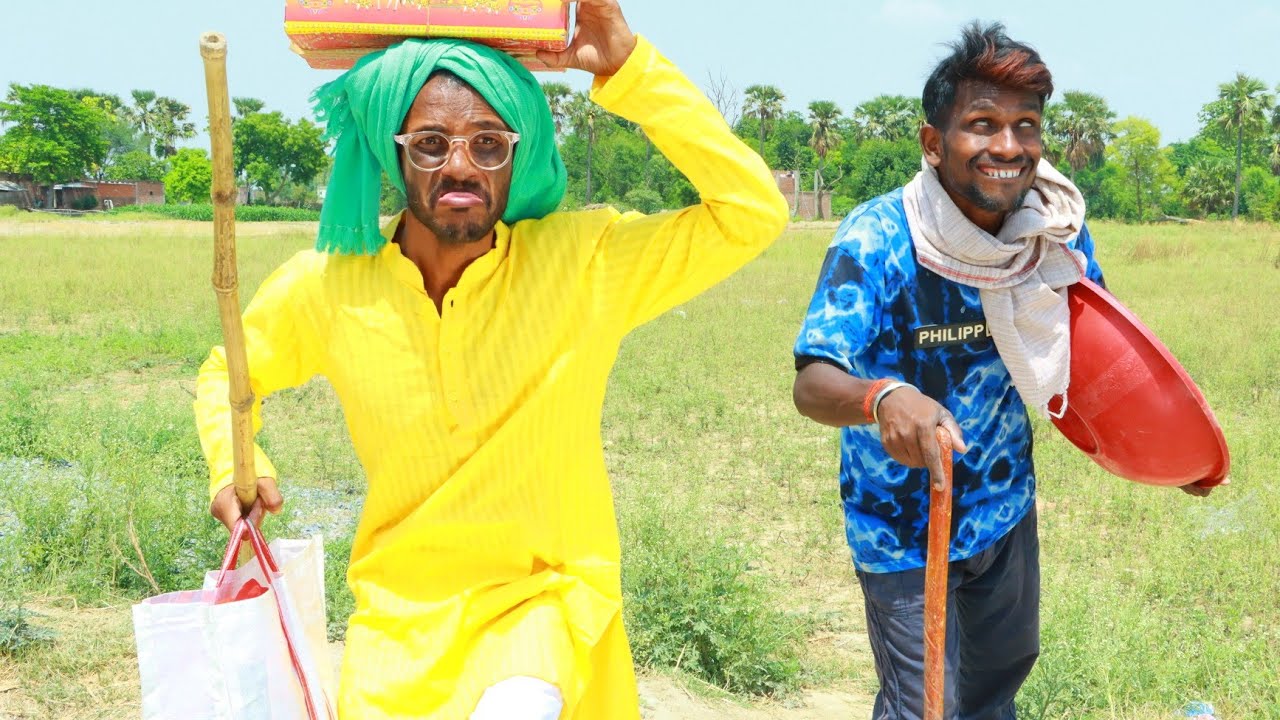 # चिरकुटावा  चला  लड्डू  लेकर नेवता करने बीच लड्डू के पीछे पढ़ा चोर Beedi comedy Chirkut Baba Nev