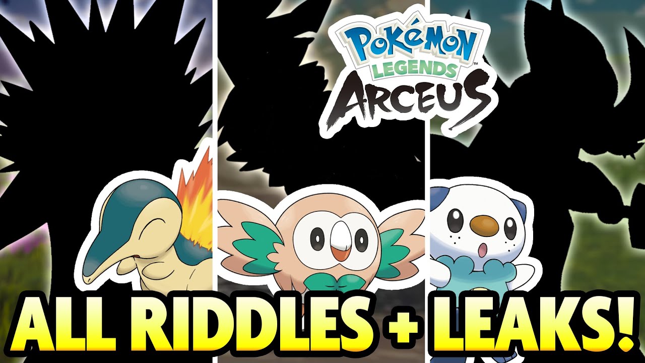 Все утечки и загадки по игре Legends Arceus! Полный разбор!