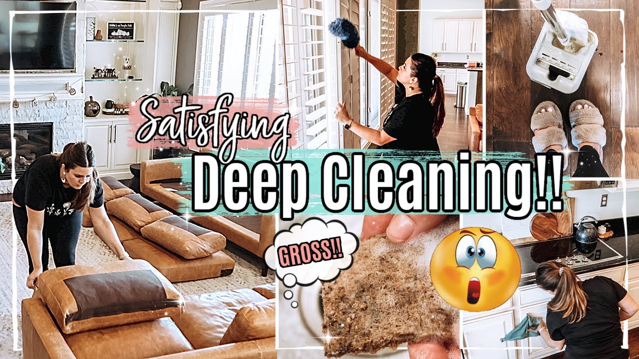 SATISFYING!! DEEP CLEANING NEGLECTED AREAS :: SATISFYING DEEP CLEAN WITH ME 2021