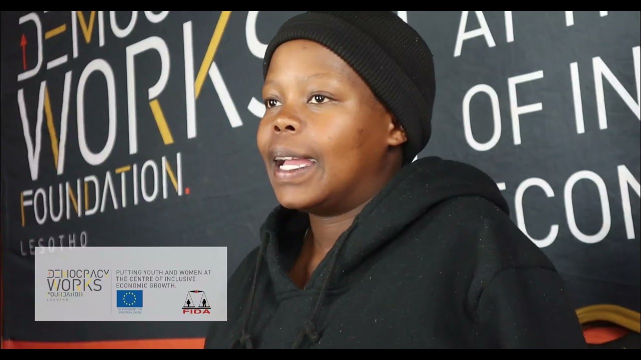 DWF #CSOVoices Ep 2 | Putting Youth and Women in the Centre of Inclusive Economic Growth Lesotho