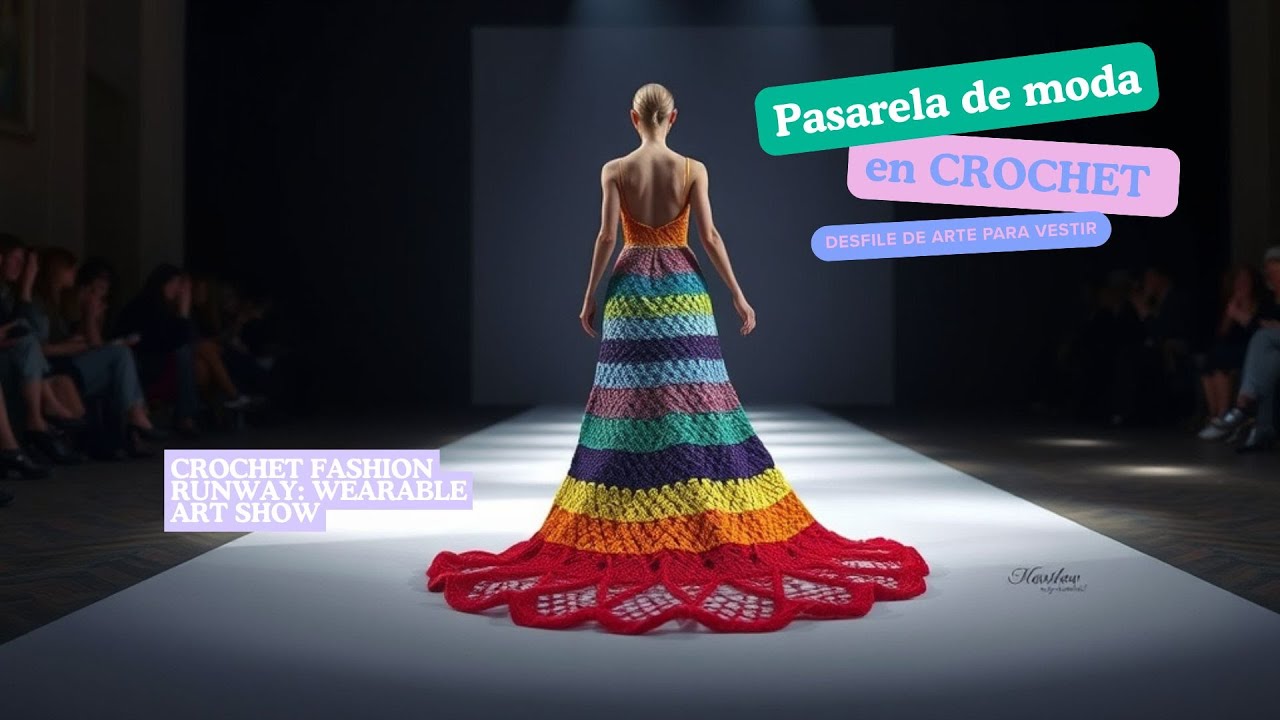 Crochet Fashion Runway: Wearable Art Show| moda a crochet