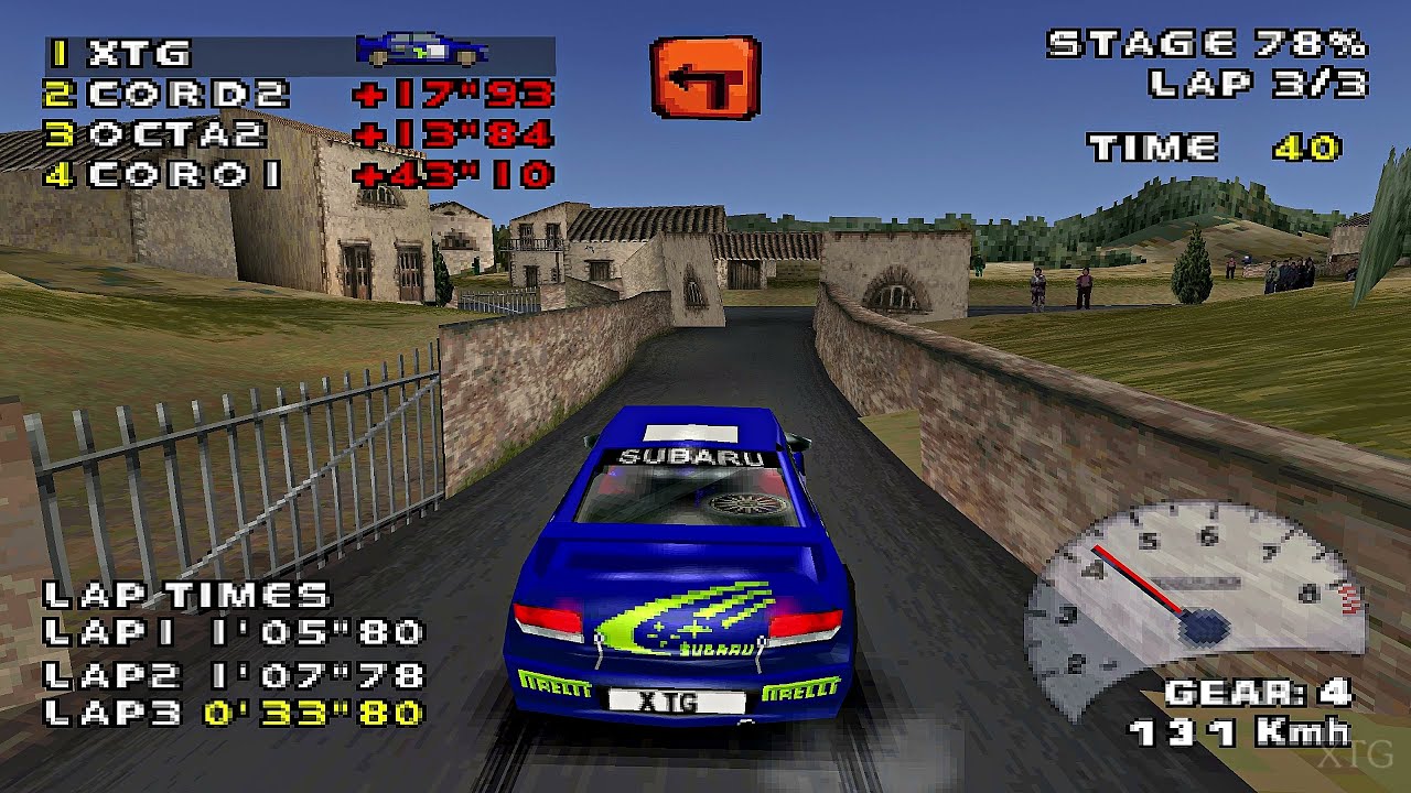 Need for Speed: V-Rally 2 PS1 Gameplay HD (Beetle PSX HW)