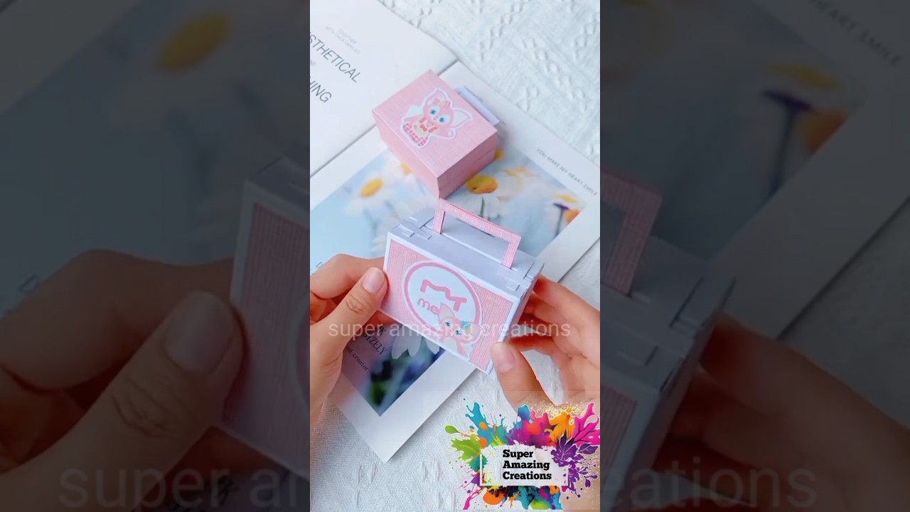 Diy Easy And Cute Mini Suitcase |How to make suitcase| #shorts #viralshort #tranding #shortfeed